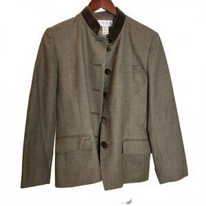 Saville Women's Gray Suit Jacket - Vintage Style